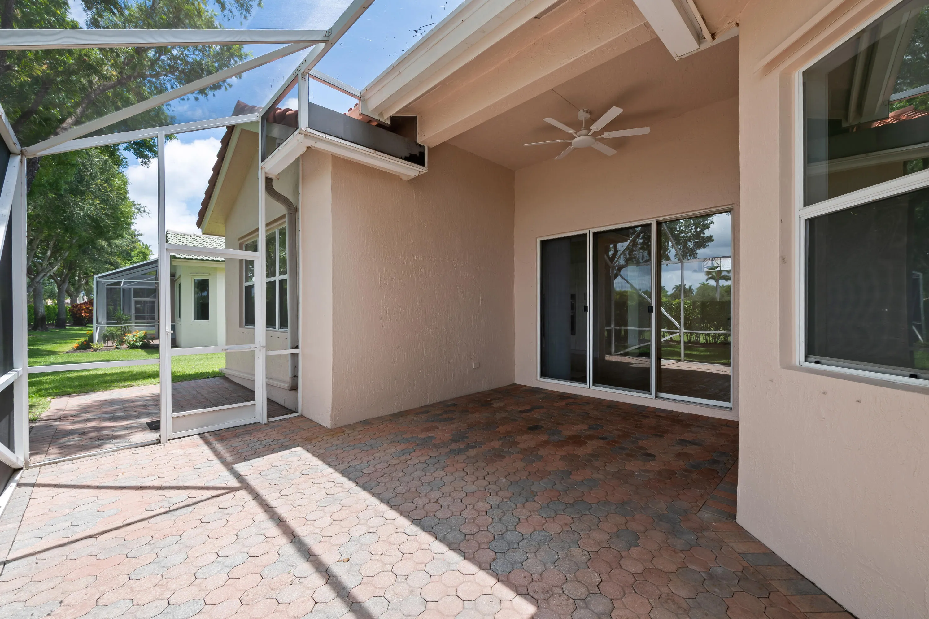 Screened in patio