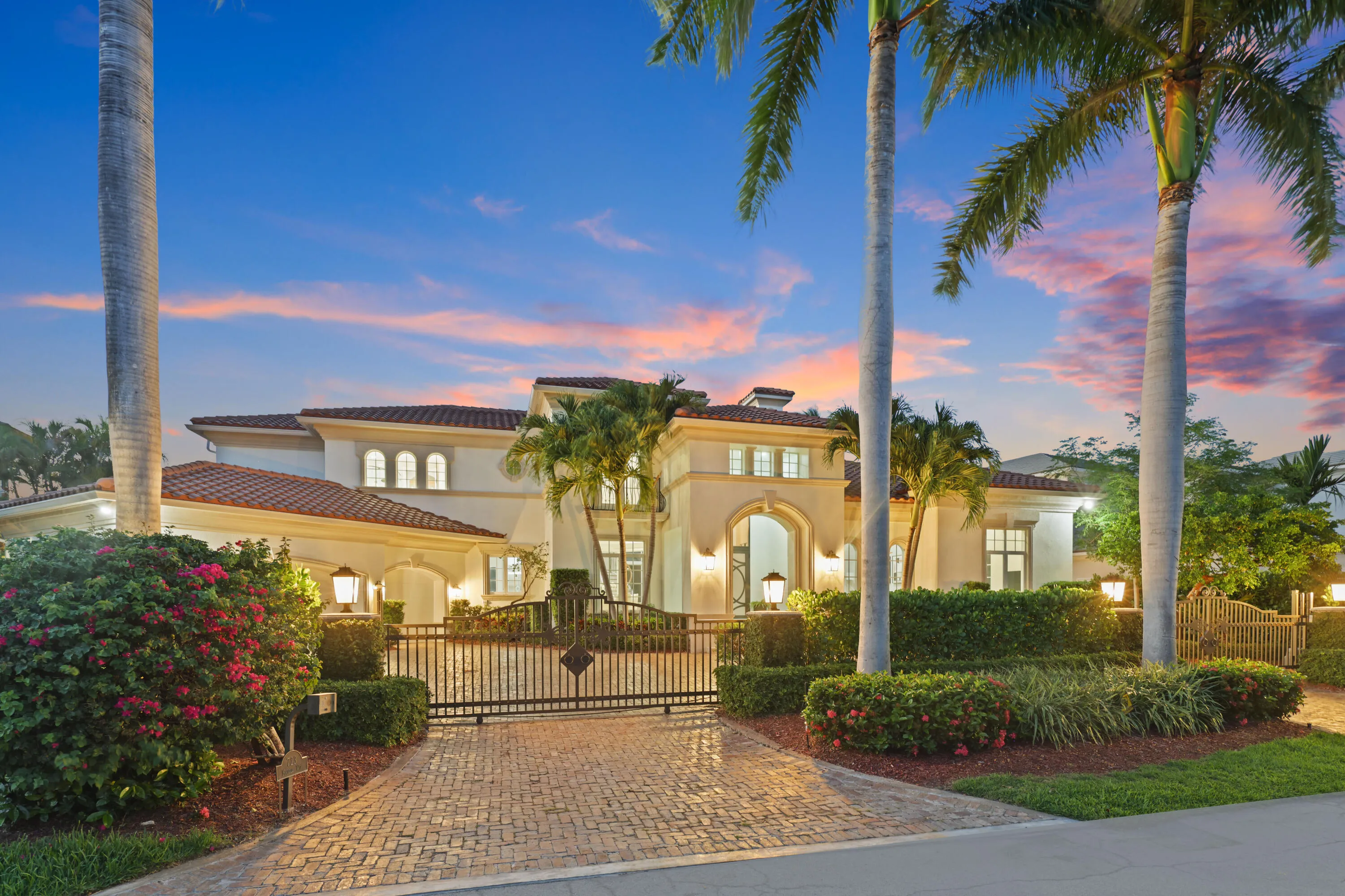 Front of Home Twilight
