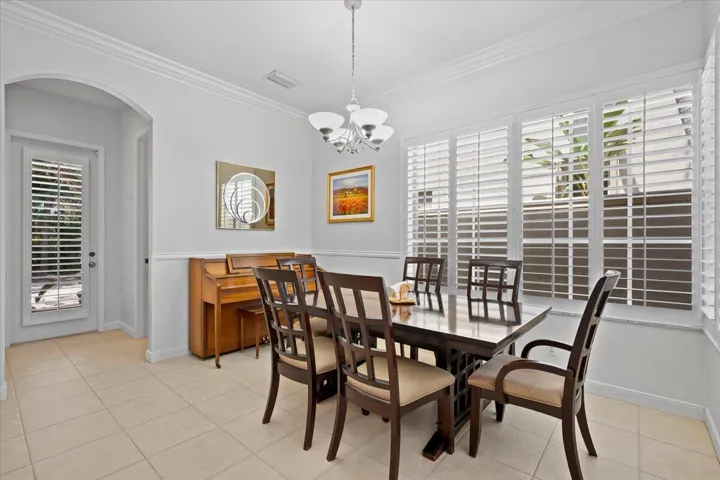 Separate Dining Area