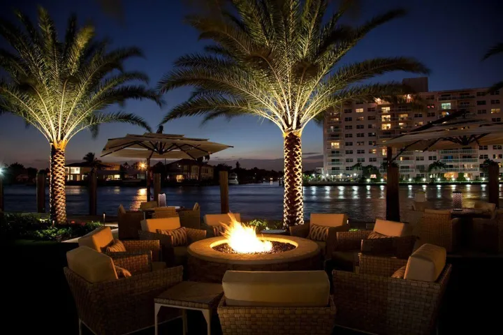 Shooters on the Intracoastal night view
