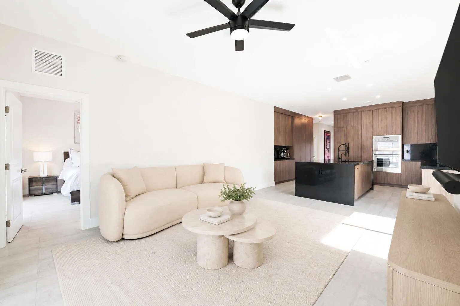 Living Room Virtually Staged