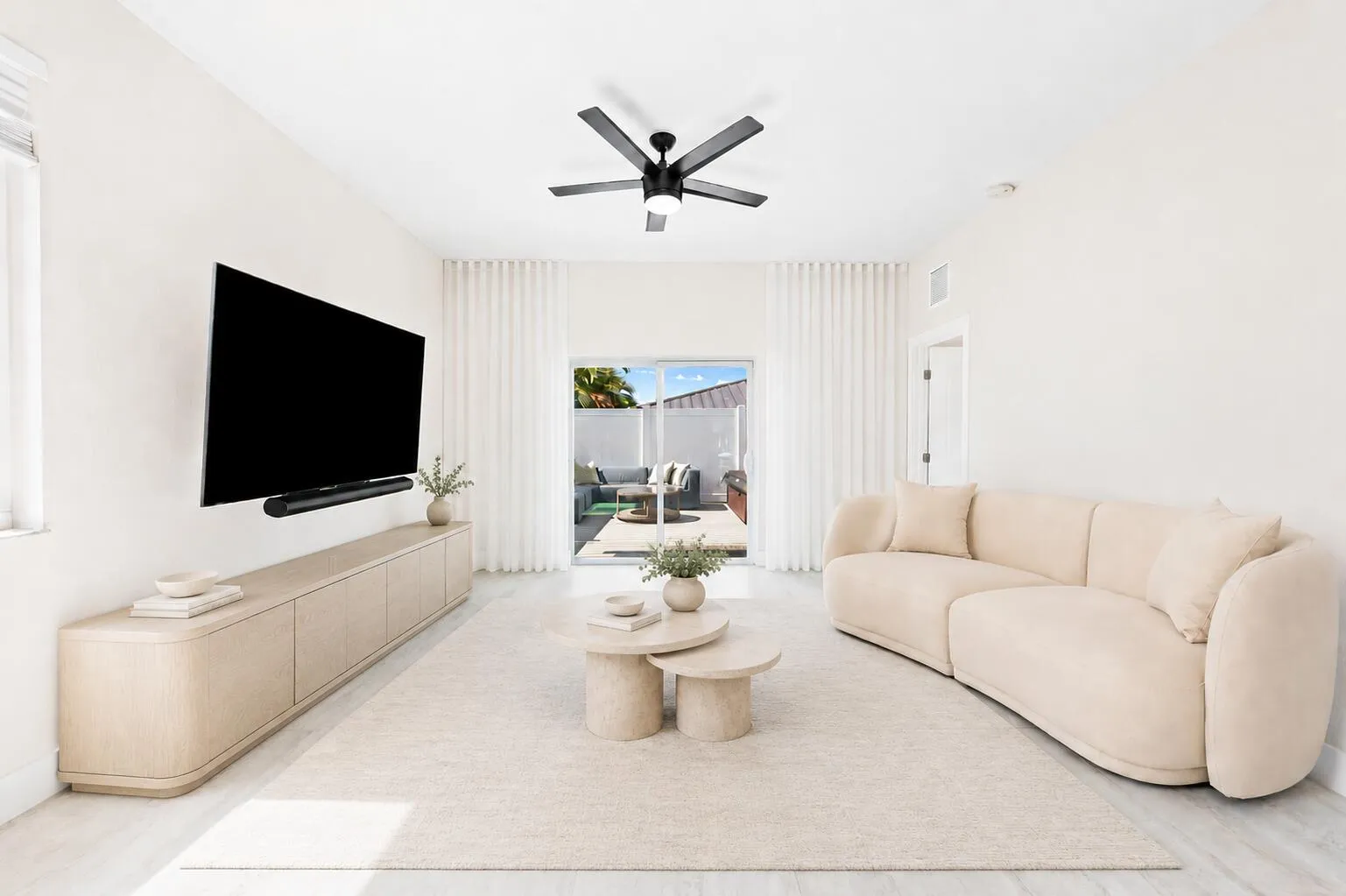Living Room Virtually Staged
