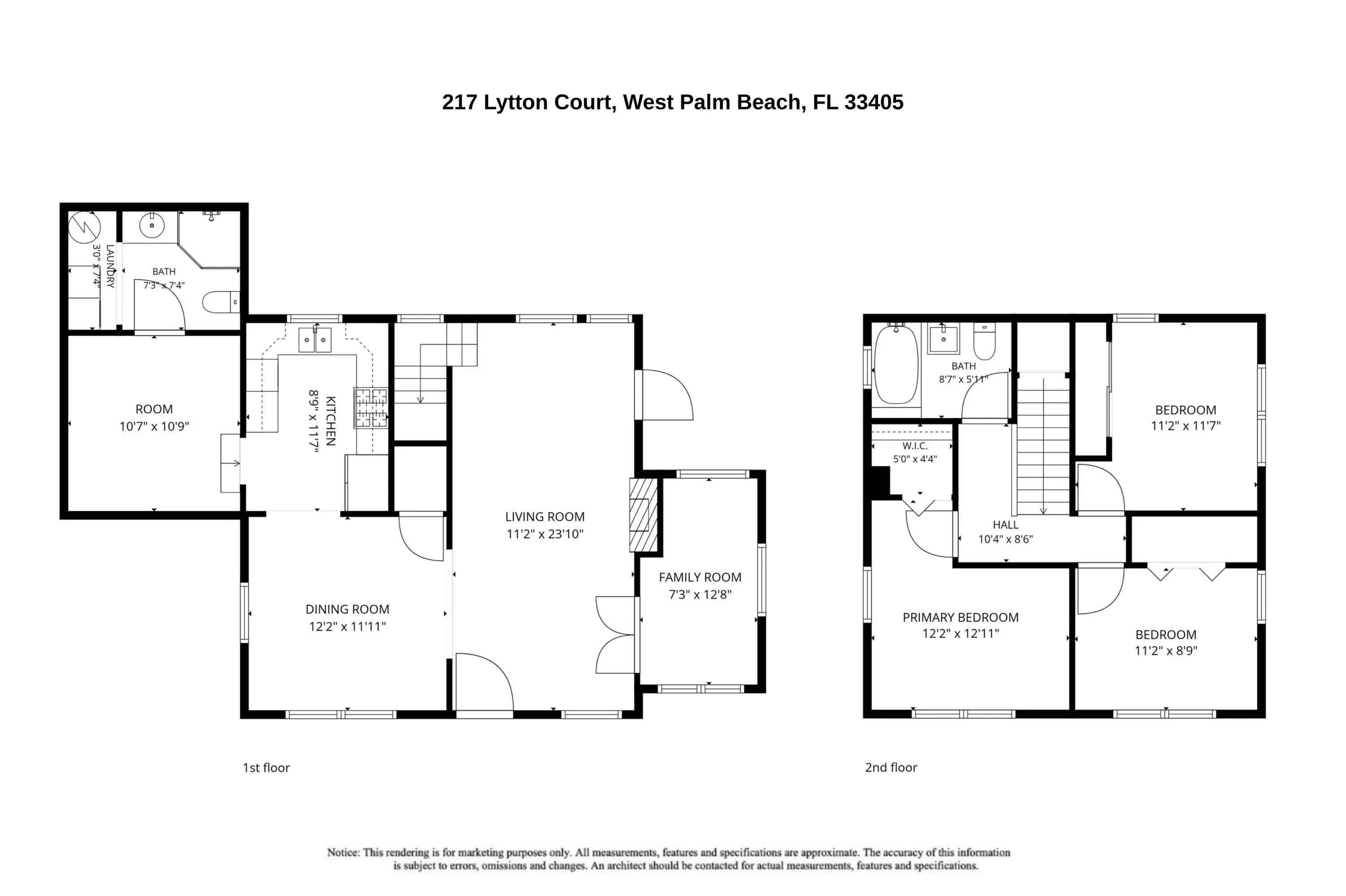 217 Lytton Court - Floor Plan