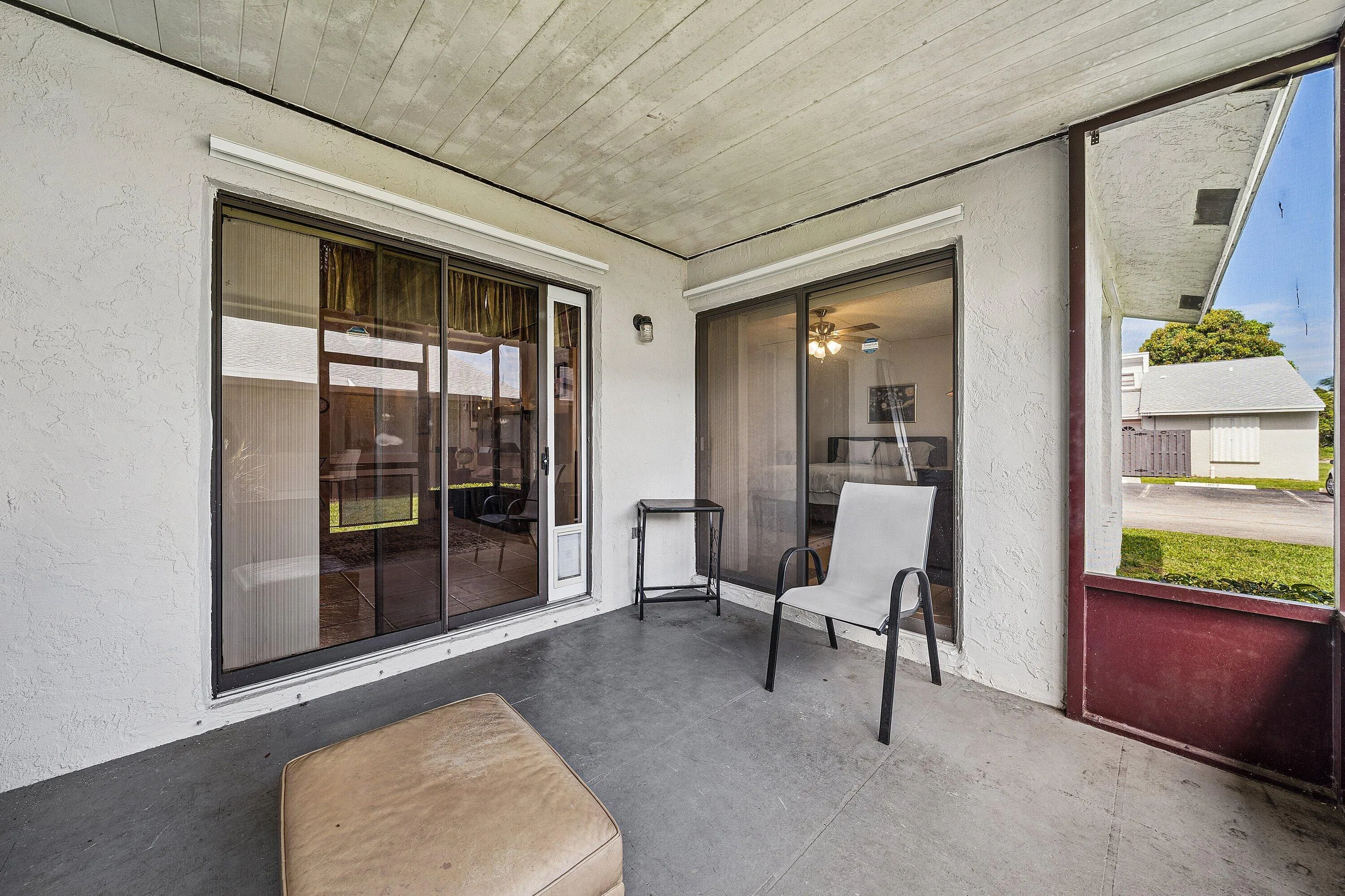 Screened in porch