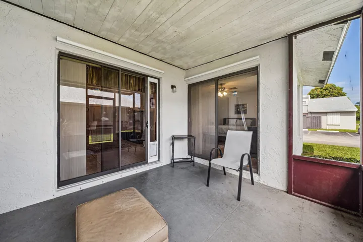 Screened in porch