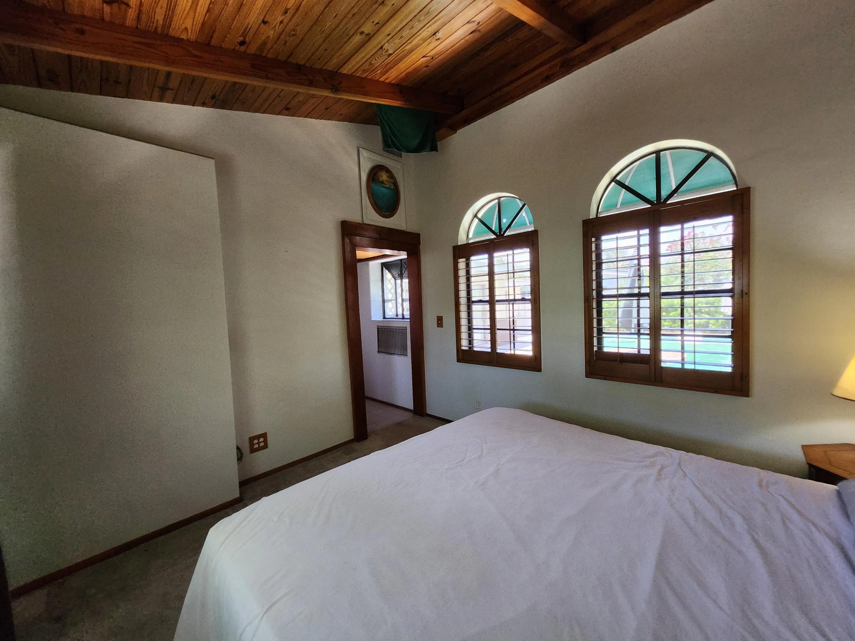 Overlooks pool and patio!