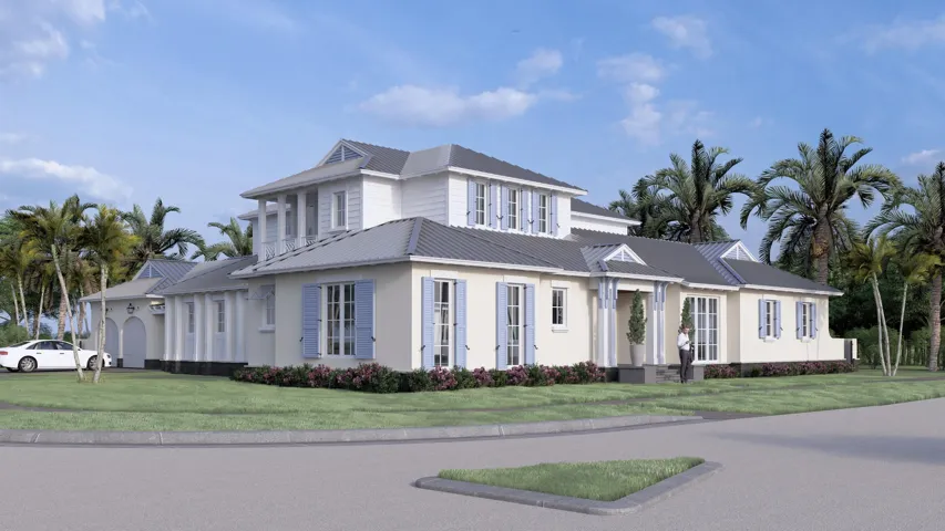 Casa Brisa – HPB-approved coastal transitional estate designed by Randall Stofft Architects. Residence not yet constructed; construction is not included in the list price.
