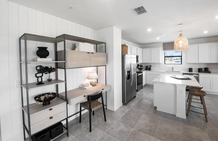Staged photos of a similar floor plan, not of actual home.