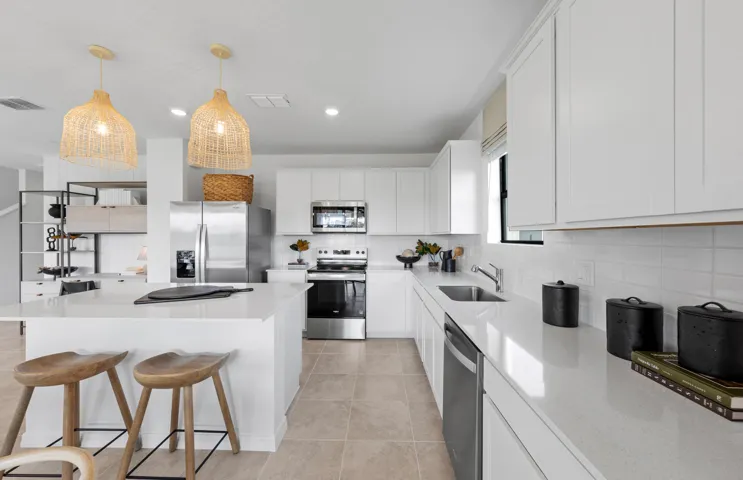 Staged photos of a similar floor plan, not of actual home.