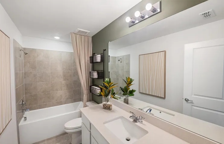 Staged photos of a similar floor plan, not of actual home.