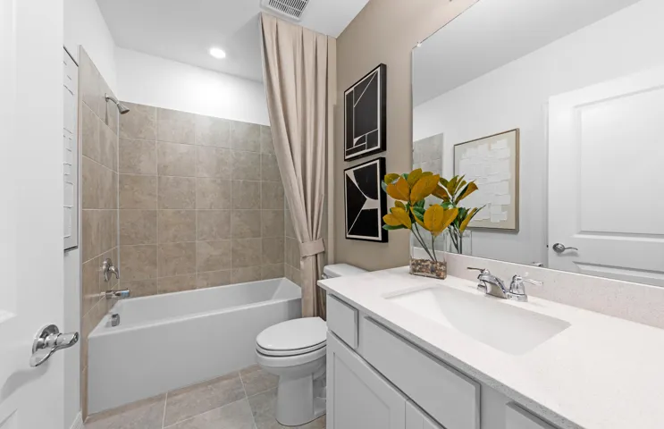 Staged photos of a similar floor plan, not of actual home.