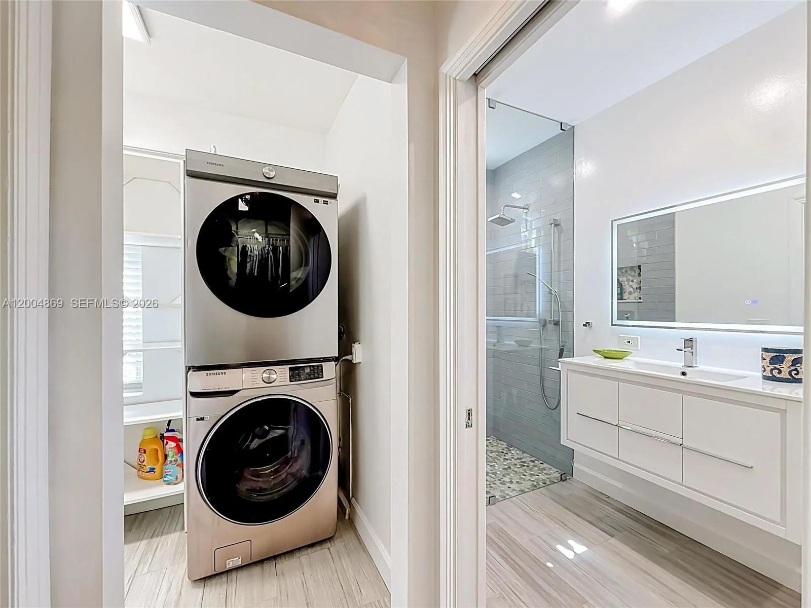There is another laundry area in the cottage