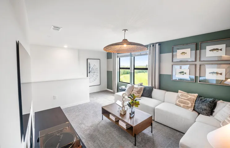 Photos are from a furnished model. Options for this home may vary.