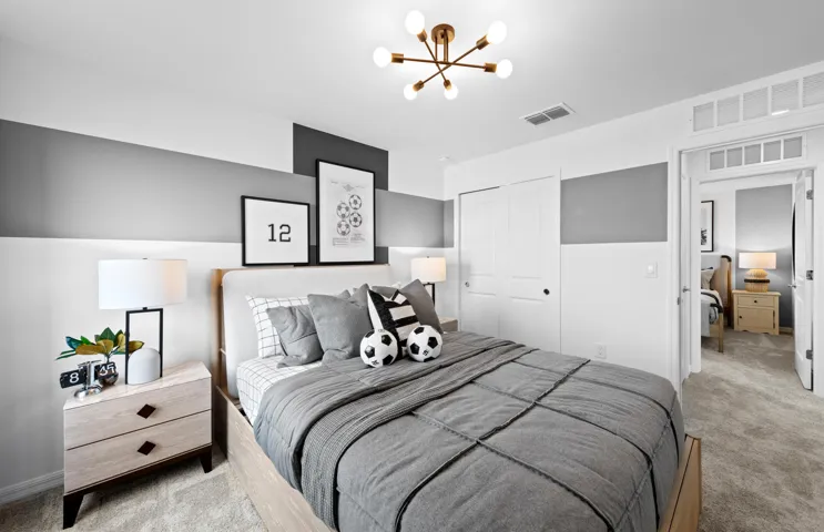 Photos are from a furnished model. Options for this home may vary.