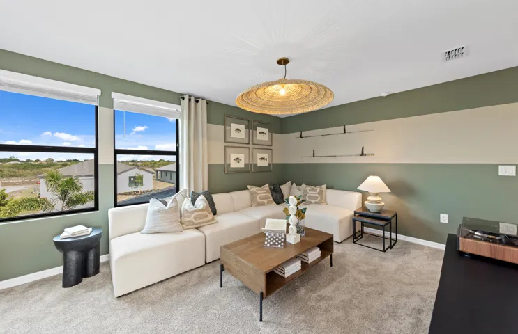 Photos are from a furnished model. Options for this home may vary.