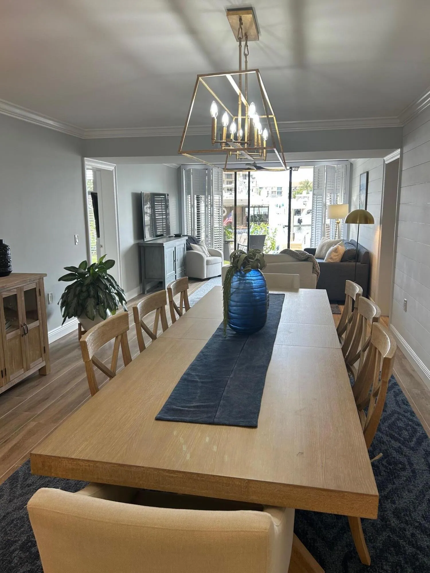 Large dining table