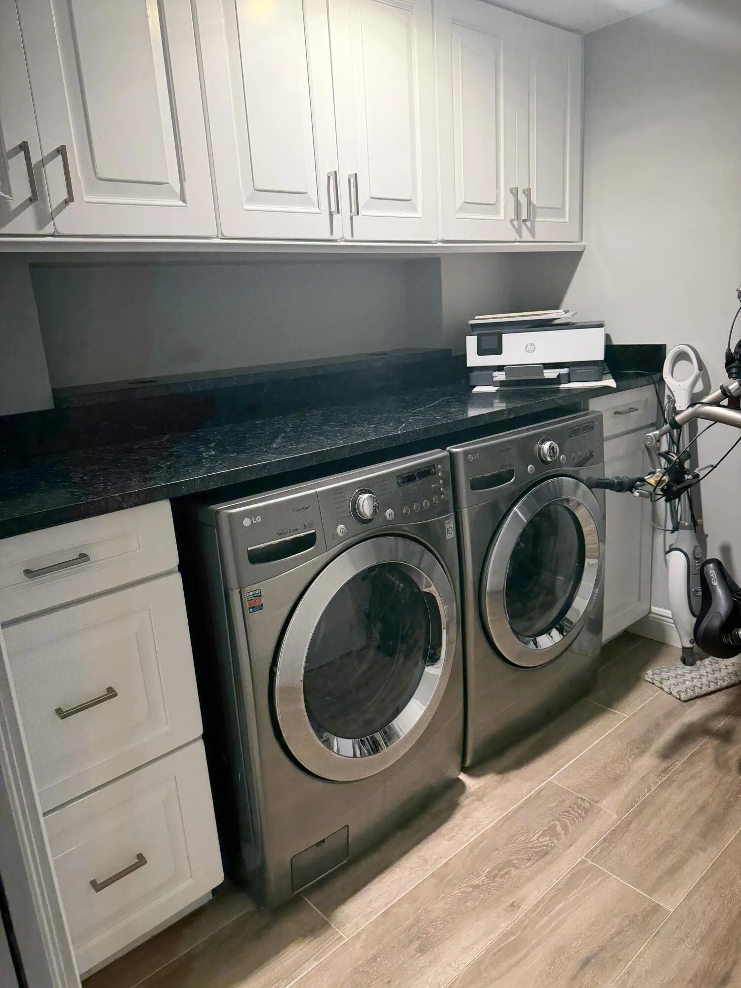 Laundry room with LG washer/dryer