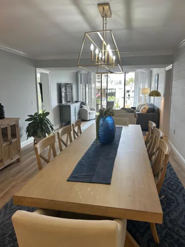 Large dining table