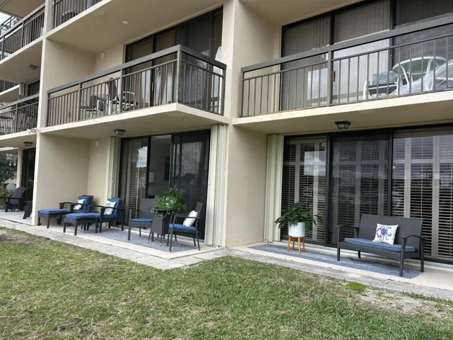 Patio off of Master Bedroom and Living Room