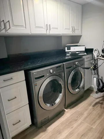Laundry room with LG washer/dryer