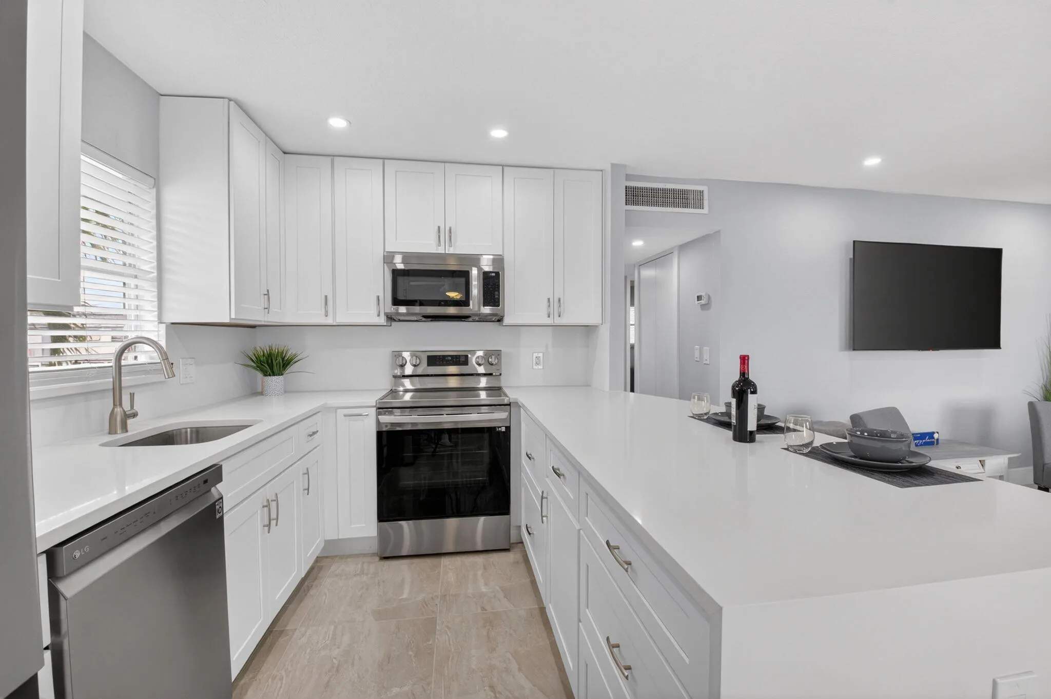 Plenty of counter space for the anyone who loves to cook!