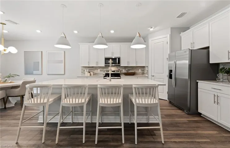 Photos are from a furnished model. Options for this home may vary.