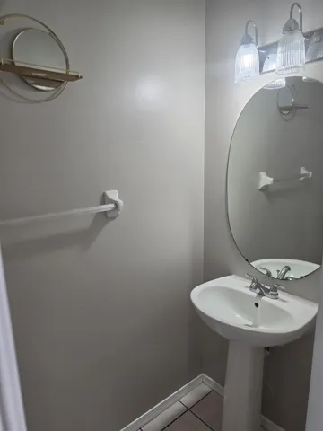 Guest half bath on first floor