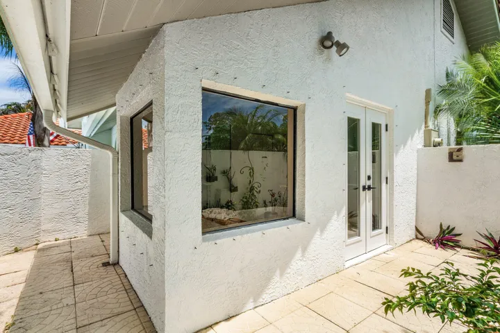 Open Patio off Master Bathroom