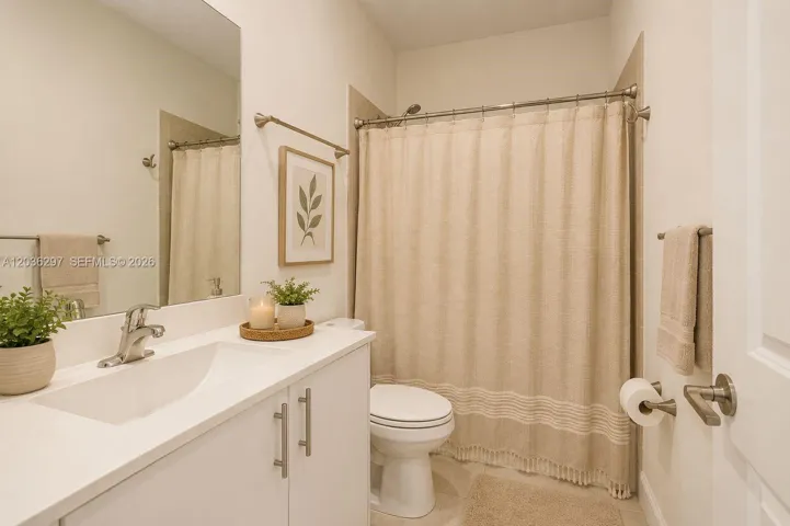 Second Full Bathroom - Virtually staged