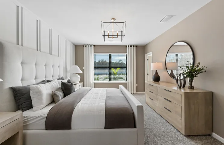 Photos are from a furnished model.
