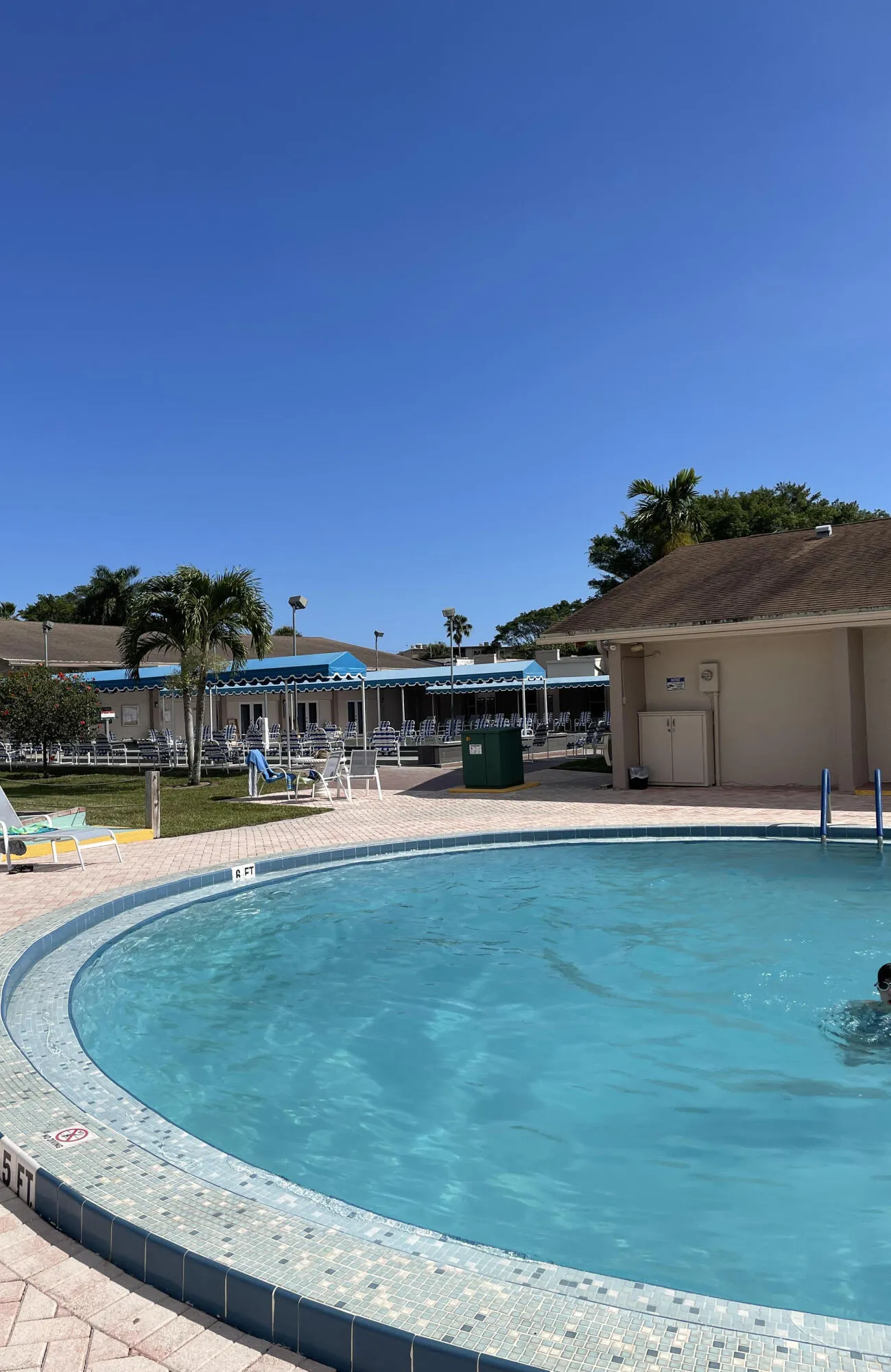 heated pool