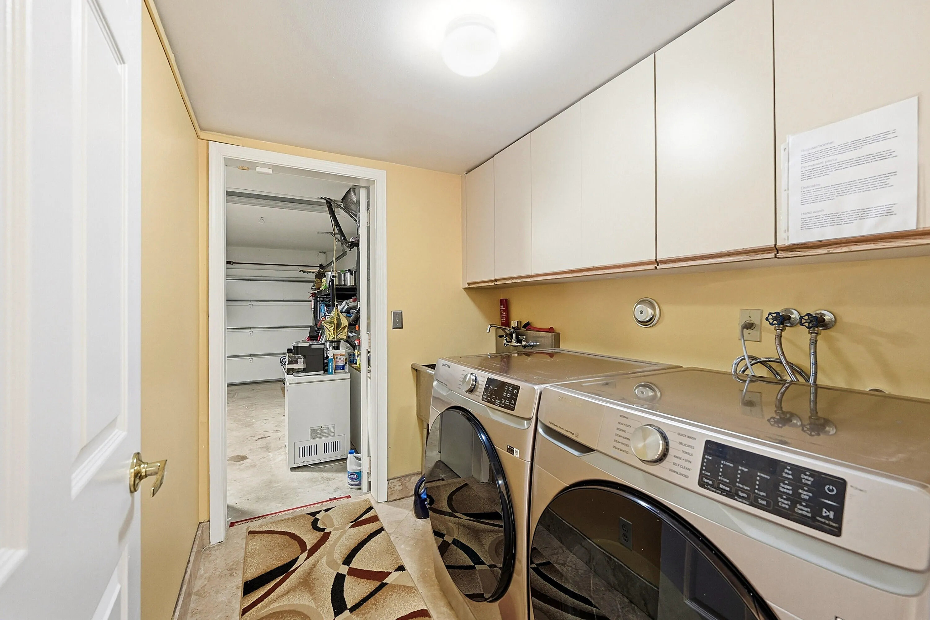 Dedicated laundry room