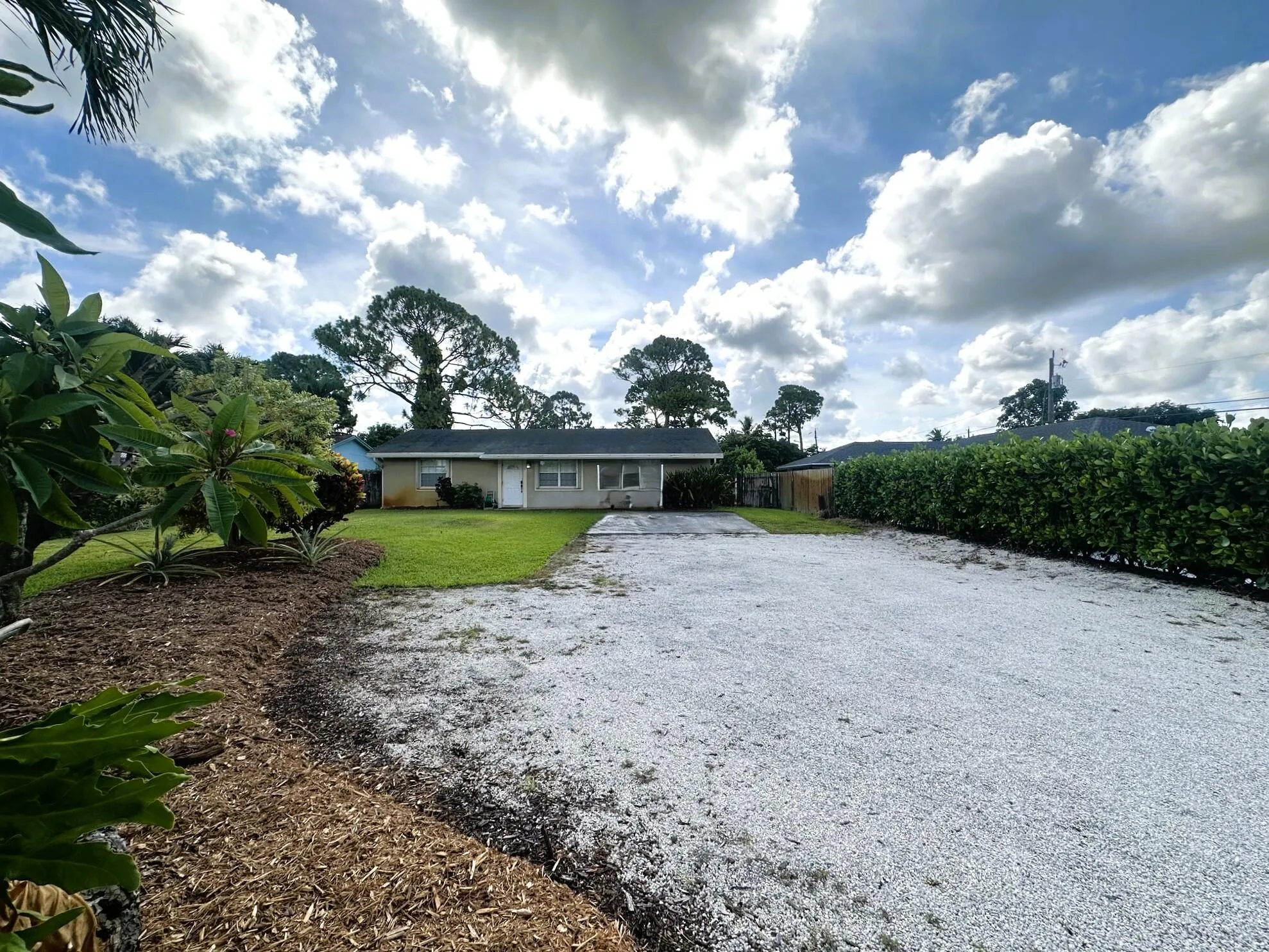 Extended Driveway