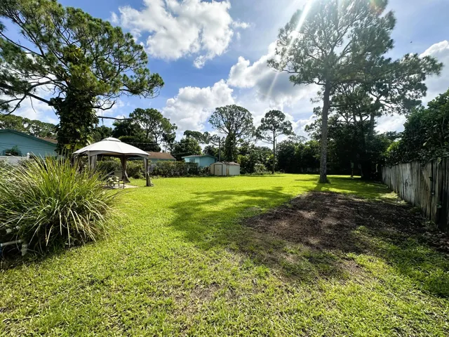 Fenced Backyard