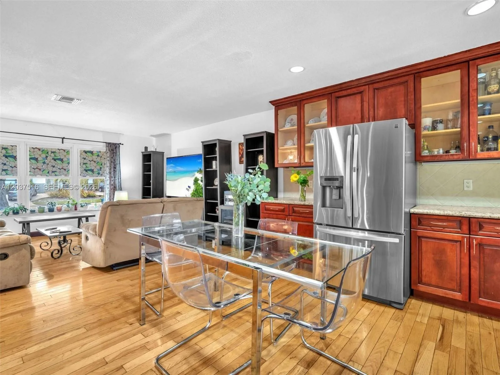 Kitchen and dining room