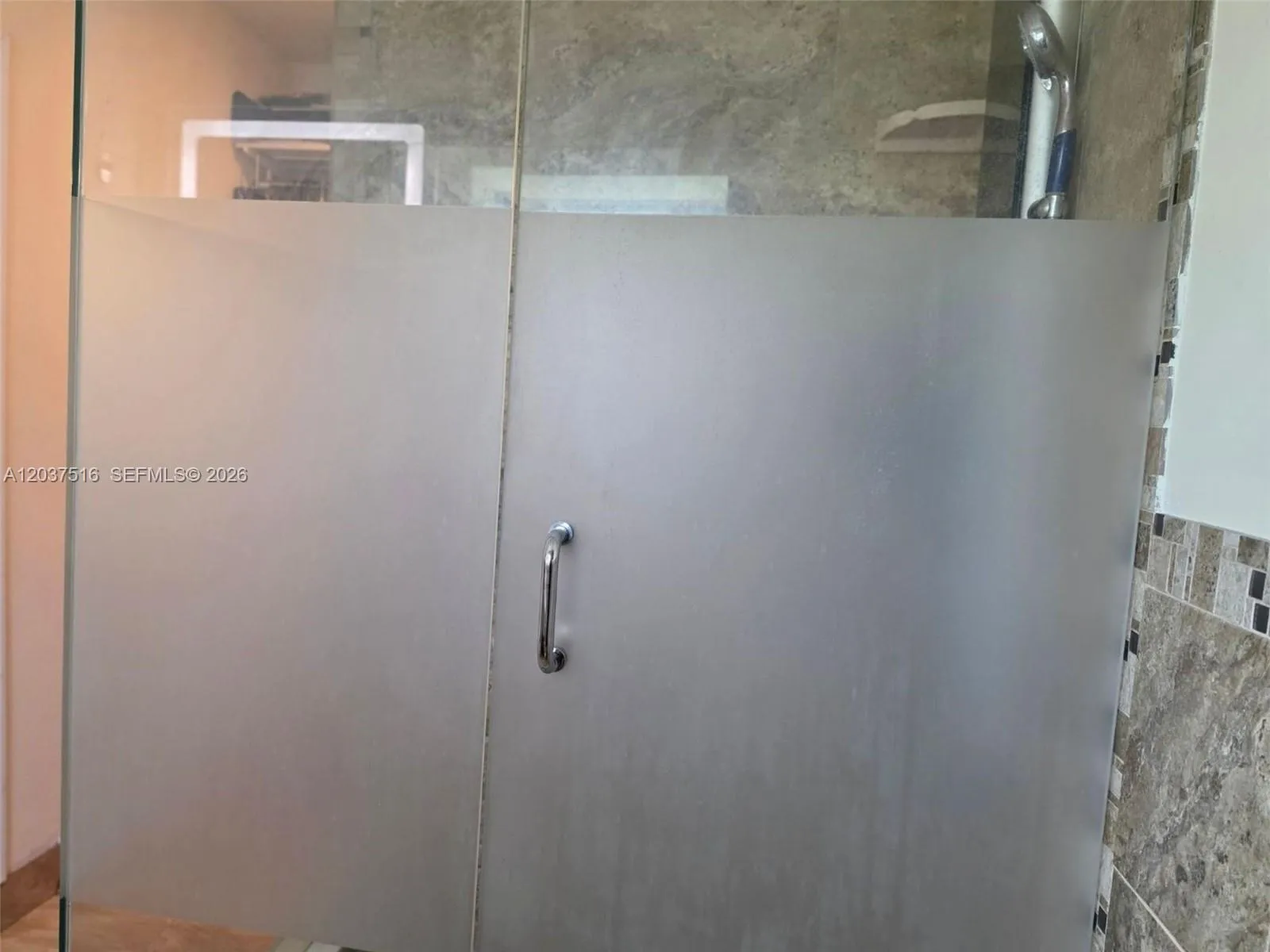 Custom designed extra-large shower