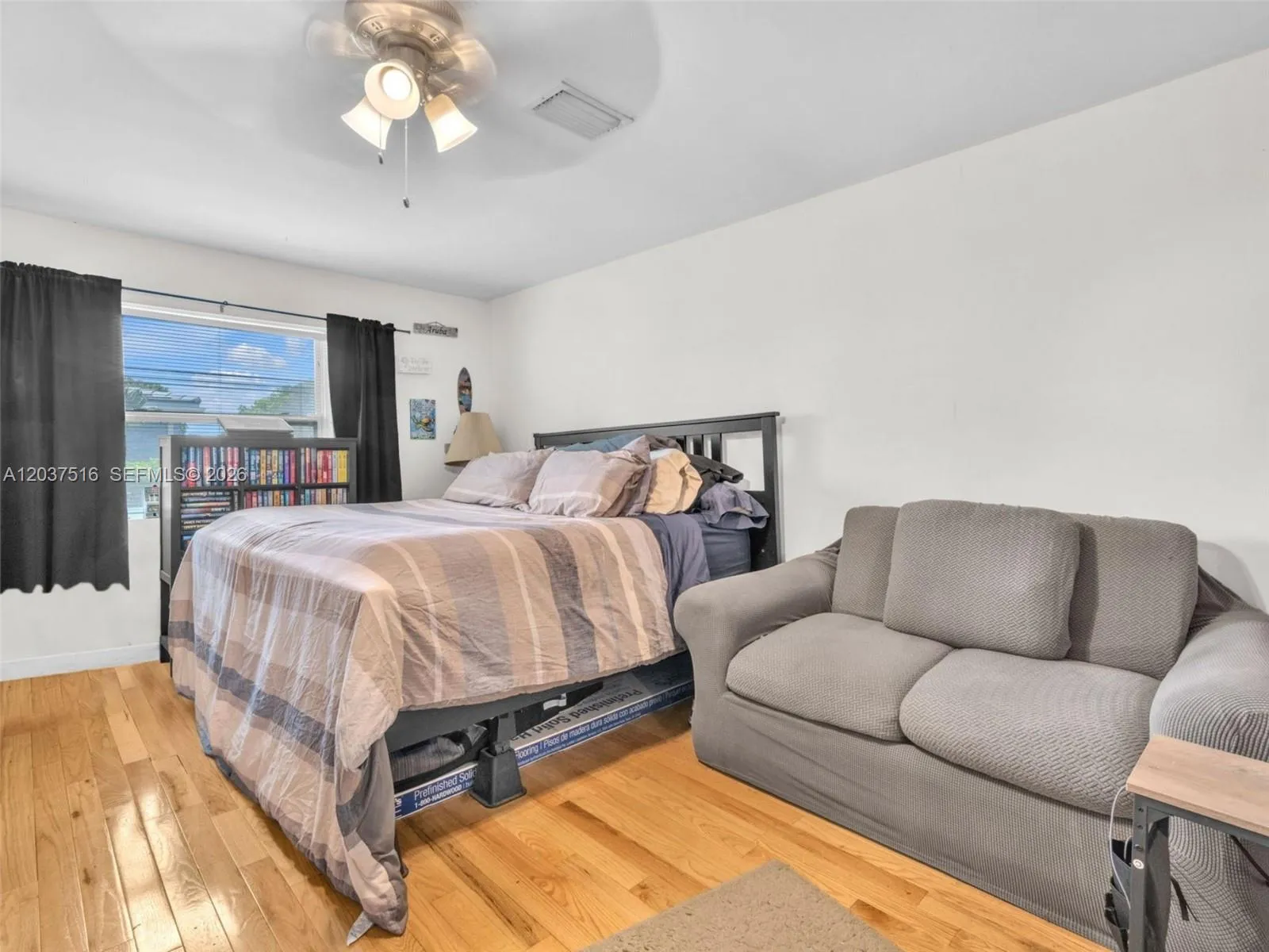 The bedroom of the second master suite