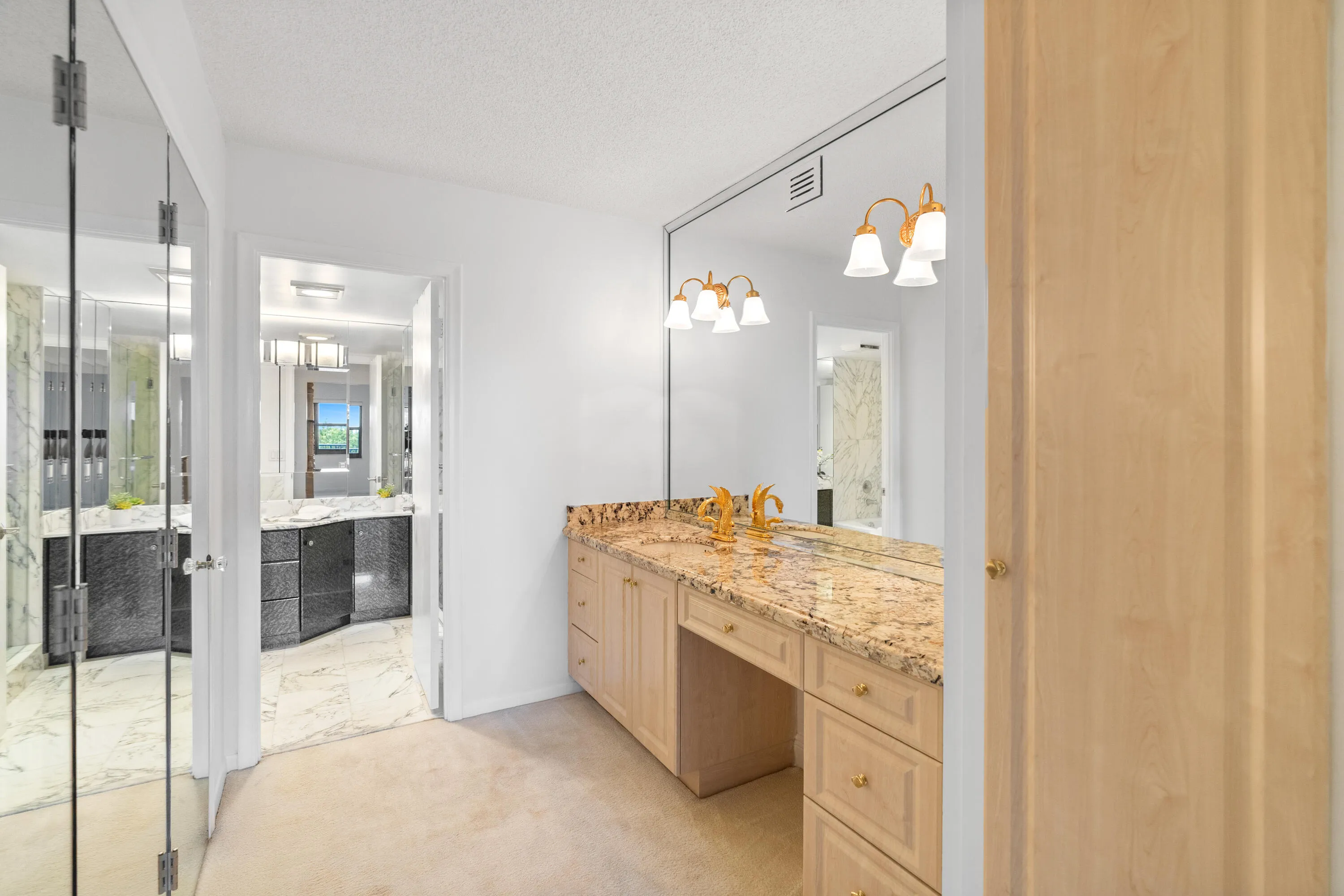 Principle Vanity Are and Walk-in Closet