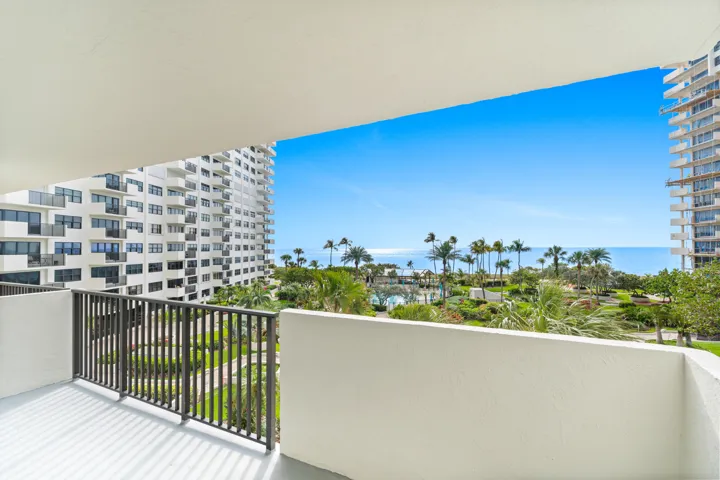 Expansive East Balcony