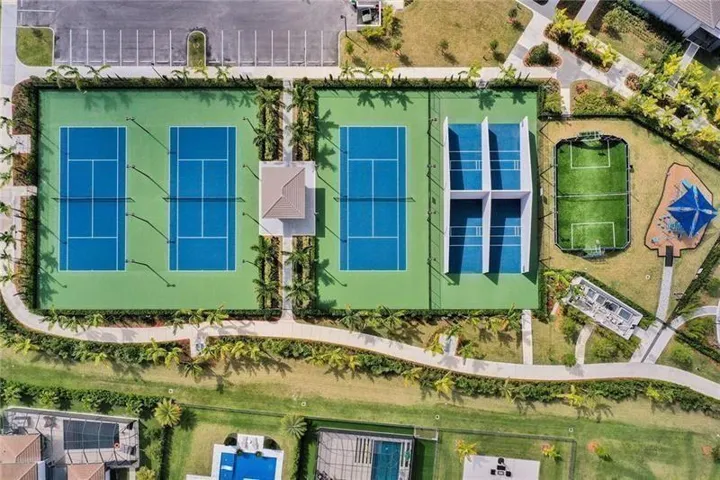 Aerial Tennis Courts Cascata Michael Lon