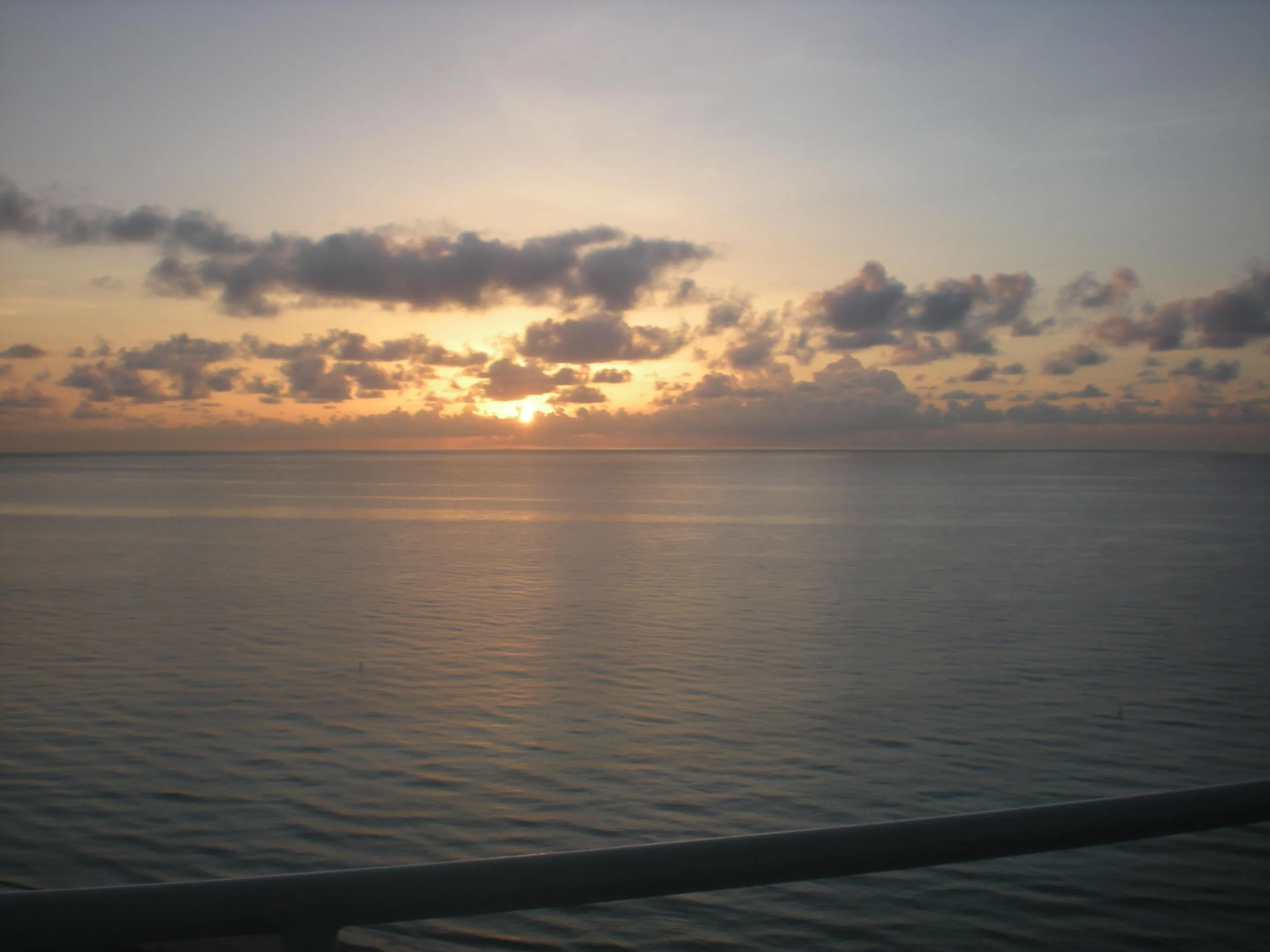 SUNRISE FROM THE BALCONY
