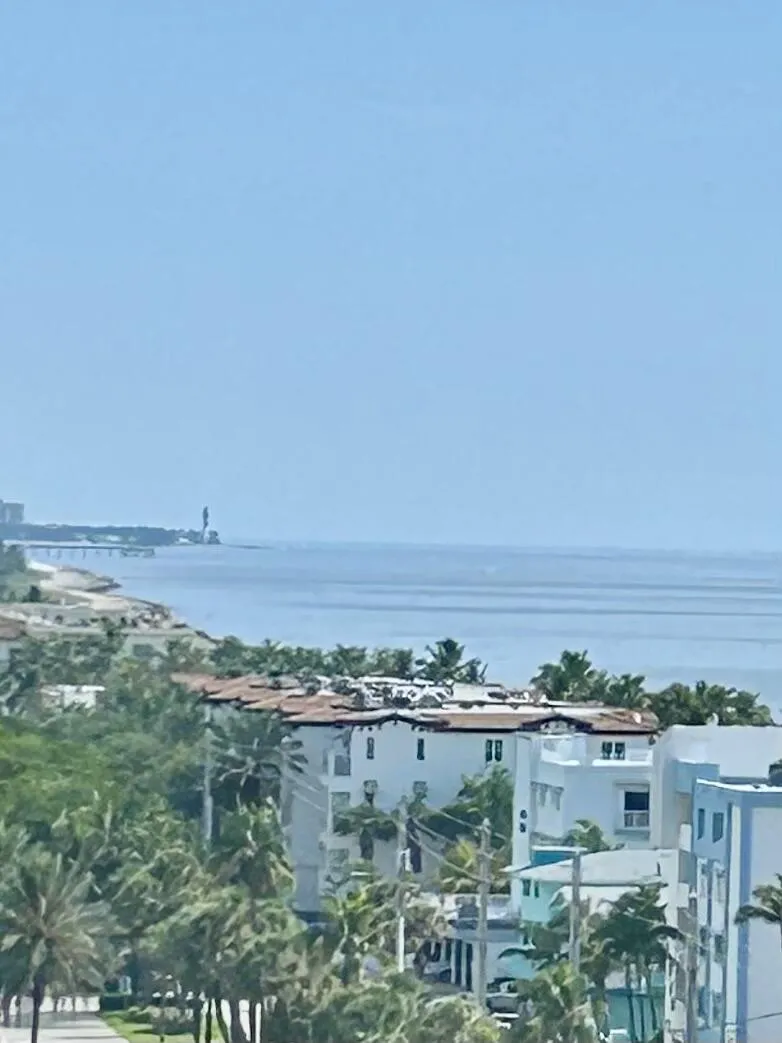 SEE ALL THE WAY TO THE HILLSBORO LIGHTHOUSE FROM THE BEDROOM