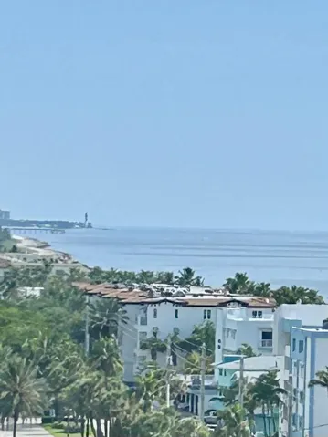 SEE ALL THE WAY TO THE HILLSBORO LIGHTHOUSE FROM THE BEDROOM