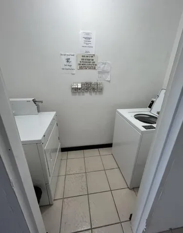 EVERY FLOOR HAS A LAUNDRY ROOM