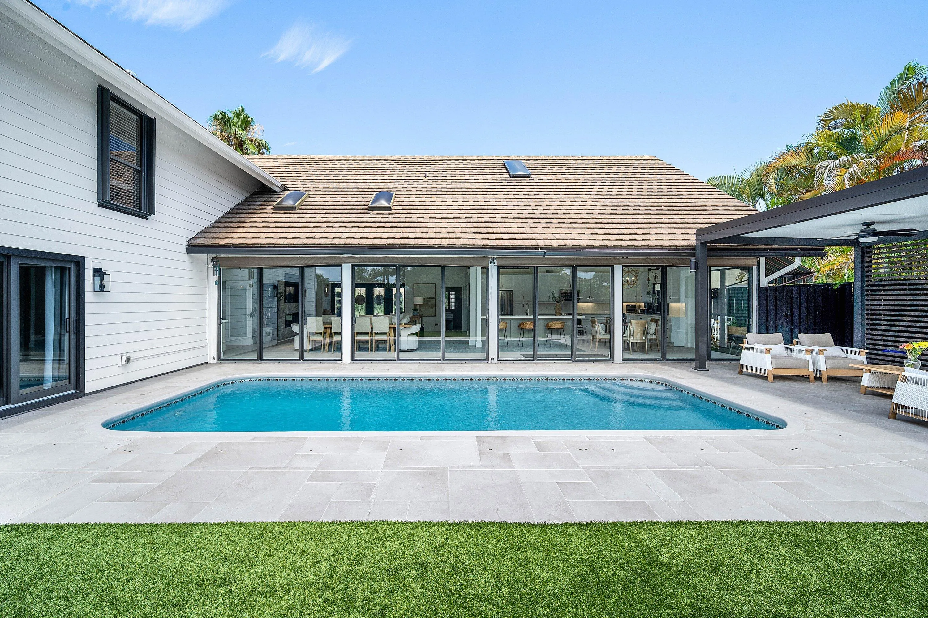 Pool Back Elevation