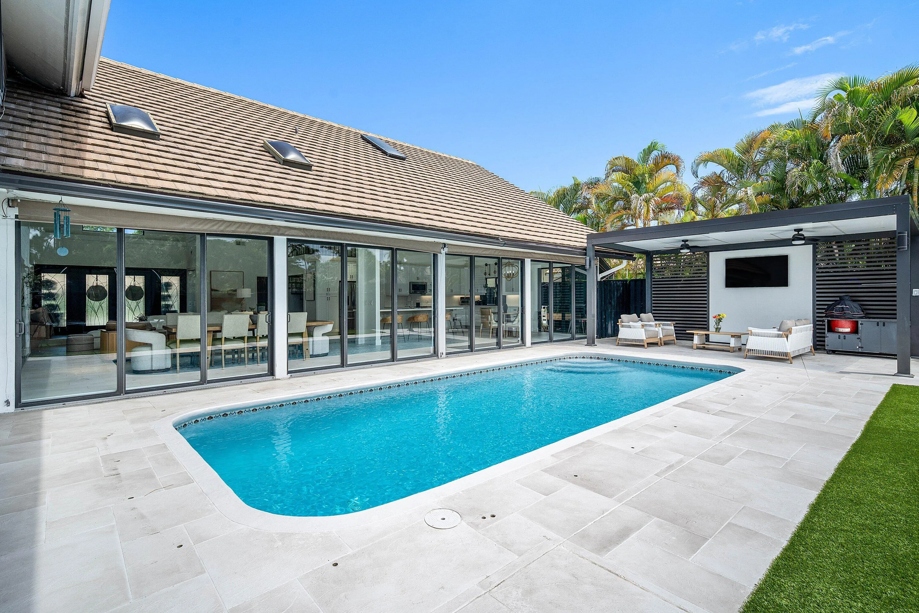 Back Elevation Pool