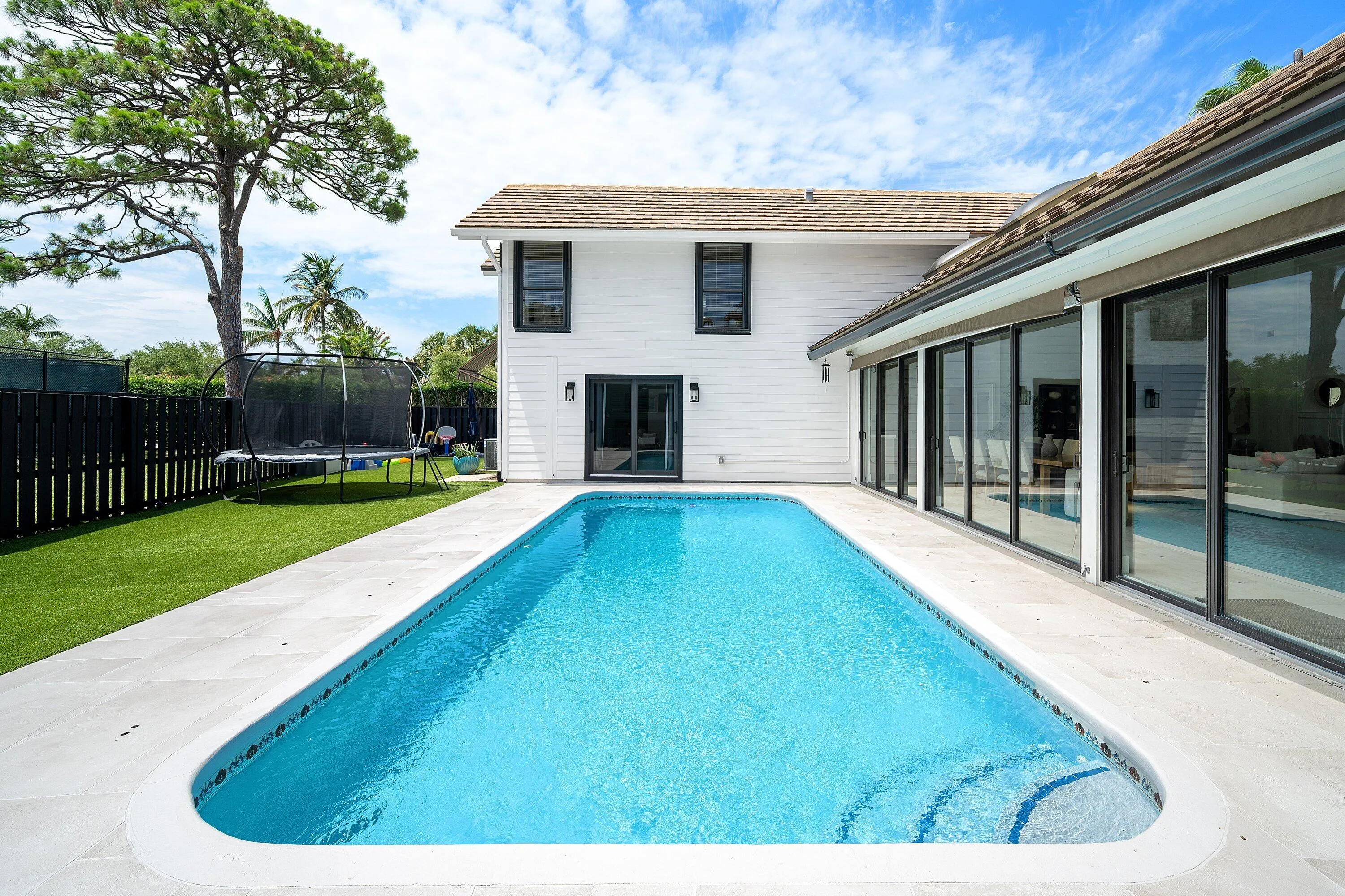 Pool Back Elevation