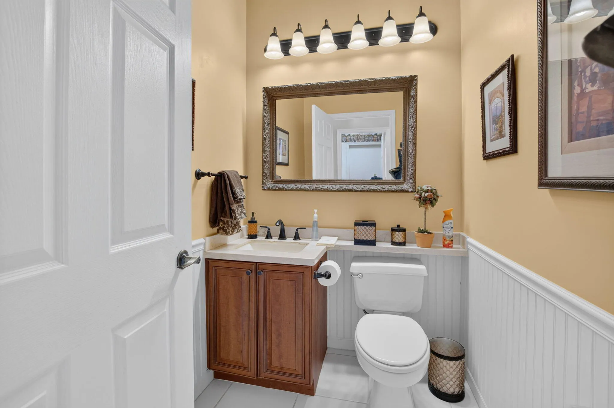Half bath down stairs.