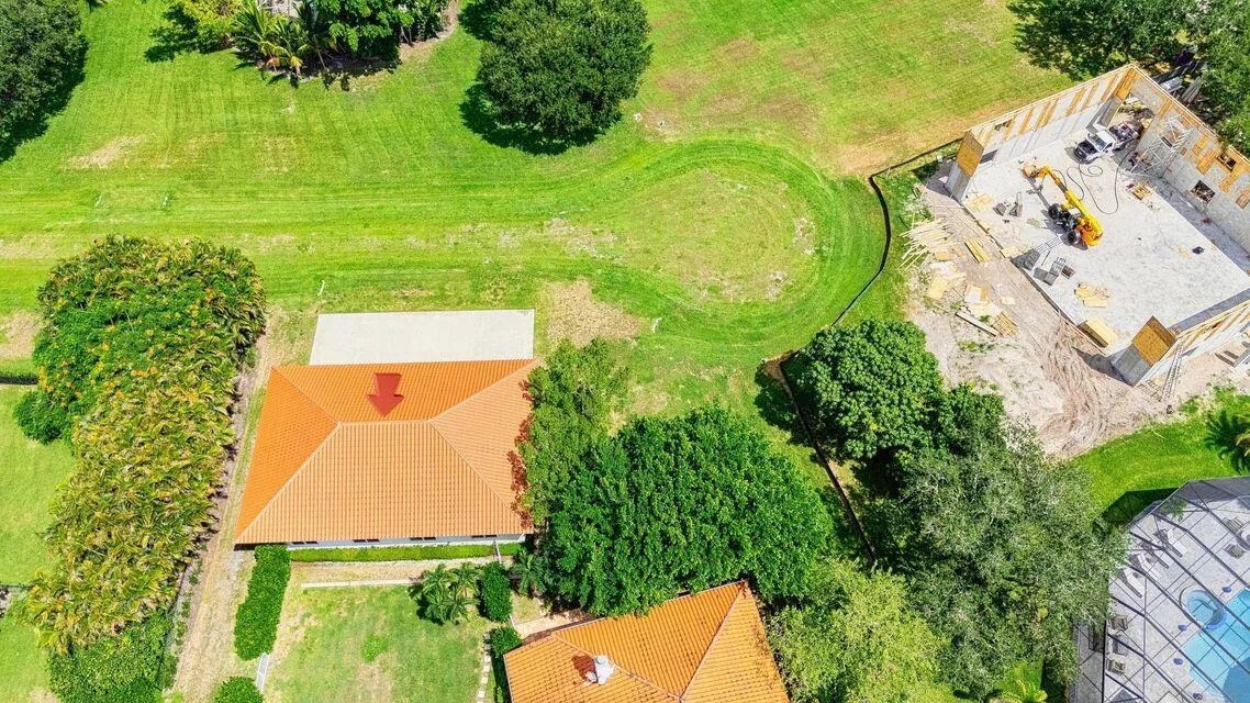 Wellington, FL Hangar - Aerial View