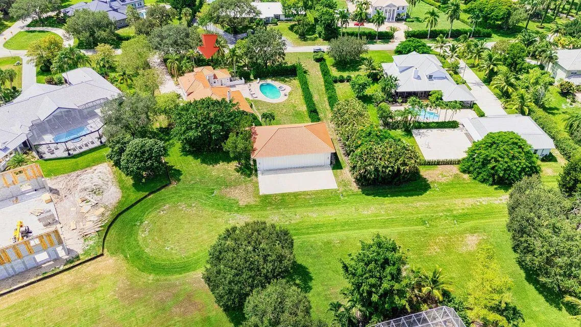 Wellington, FL Hangar - Aerial View